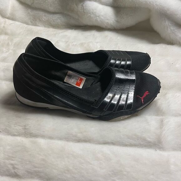 Puma Asha ALT 2 black slip on slip on sneakers size 11 - Picture 1 of 9
